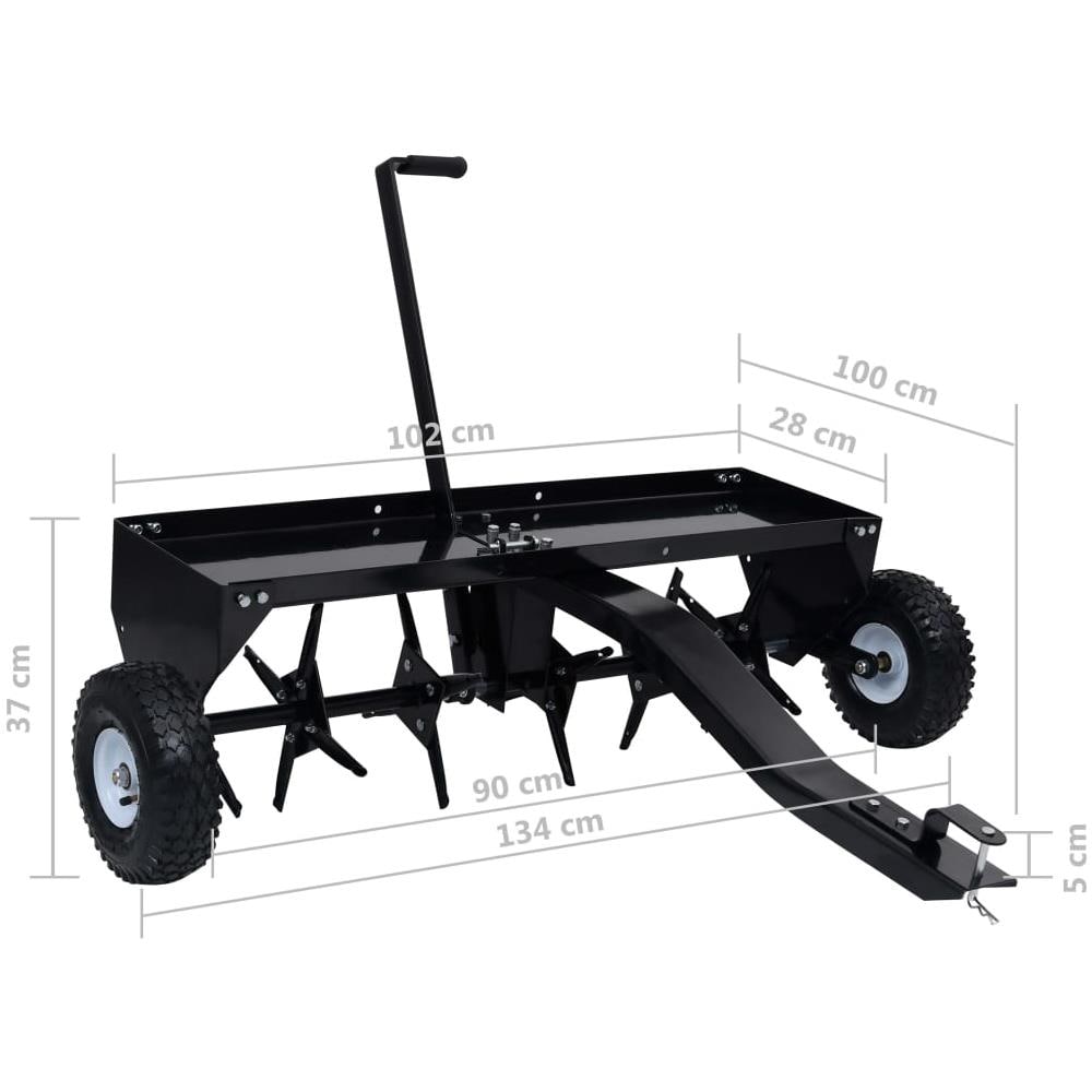 Aeratore Per Prato Per Trattorino Tagliaerba 102 Cm - Foto 7