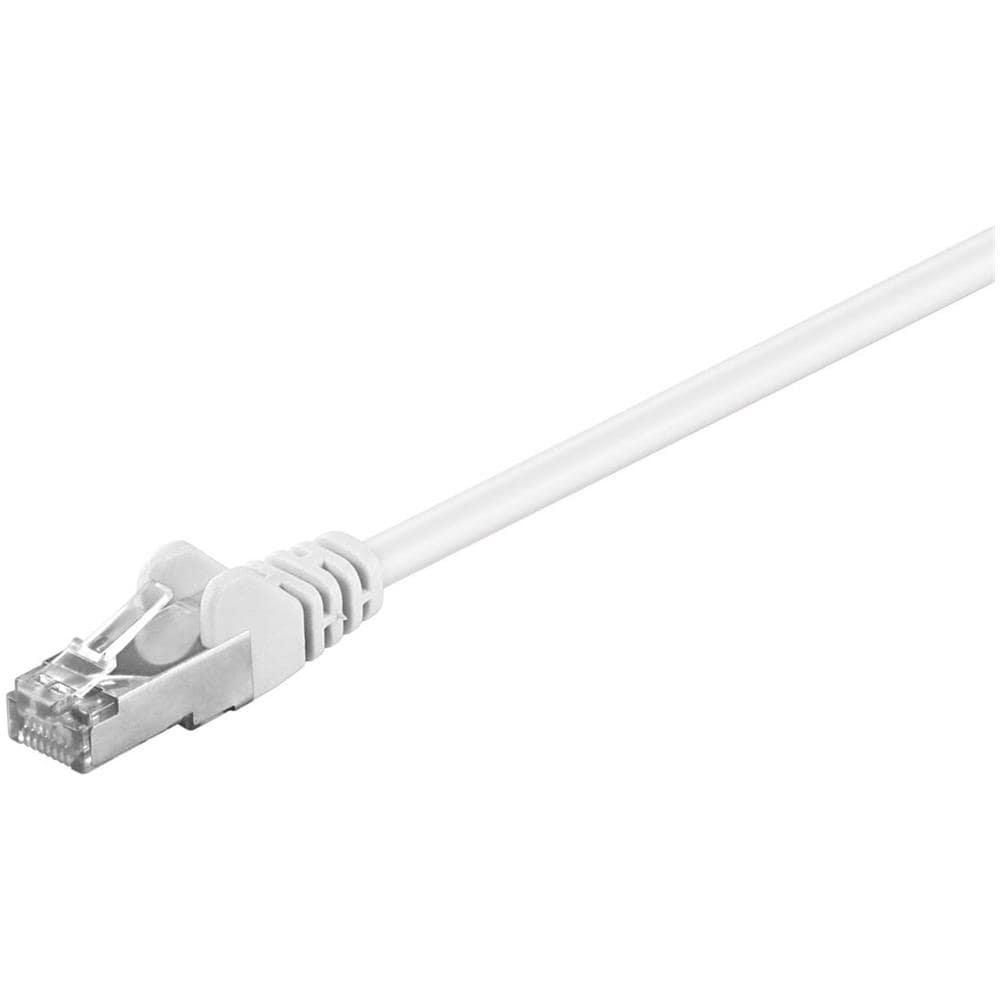 Cavo Patch Cat5e 3,0 M Bianco Sf/utp 2xrj45, Pvc, Cca - Foto 1