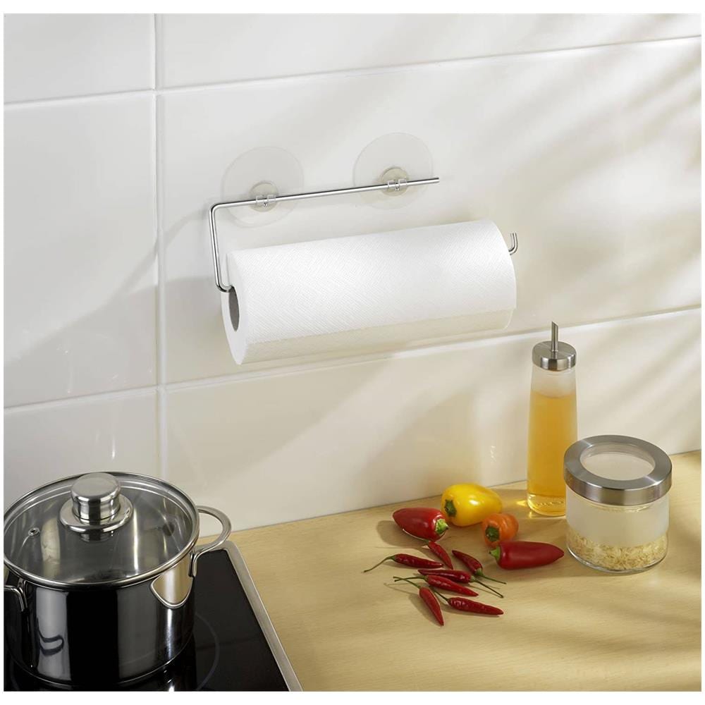 Porta Asciugamani Da Cucina, Static-loc - Acciaio Cromato, Wenko - Foto 6