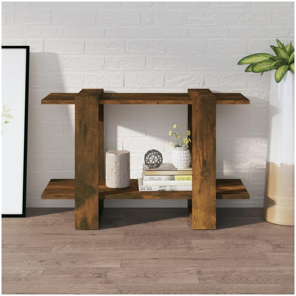Libreria / divisorio Rovere Fumo 80x30x51 Cm - Foto 3