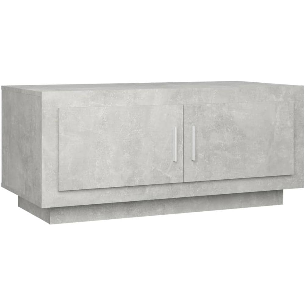 Tavolino Salotto Grigio Cemento 102x50x45 Cm Legno Compensato - Foto 1