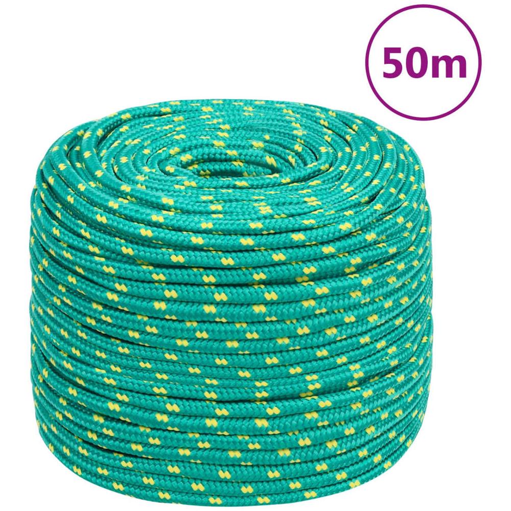 Corda Nautica Verde 8 Mm 50 M In Polipropilene - Foto 1