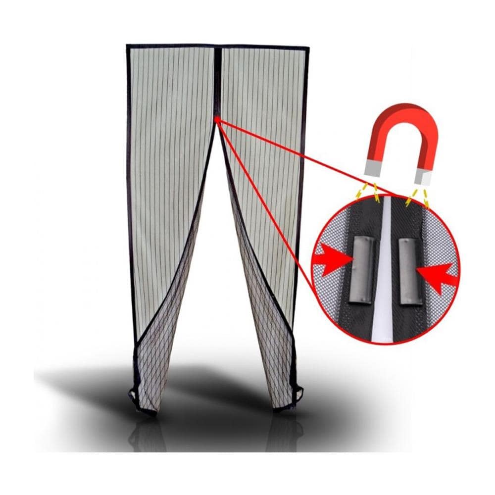 Zanzariera Magnetica Per Porta Ingresso E Finestre Anti Insetti Zanzare In Vari Colori Protezione Mosche Si Chiude Da Sola 140x240 Bianco - Foto 5