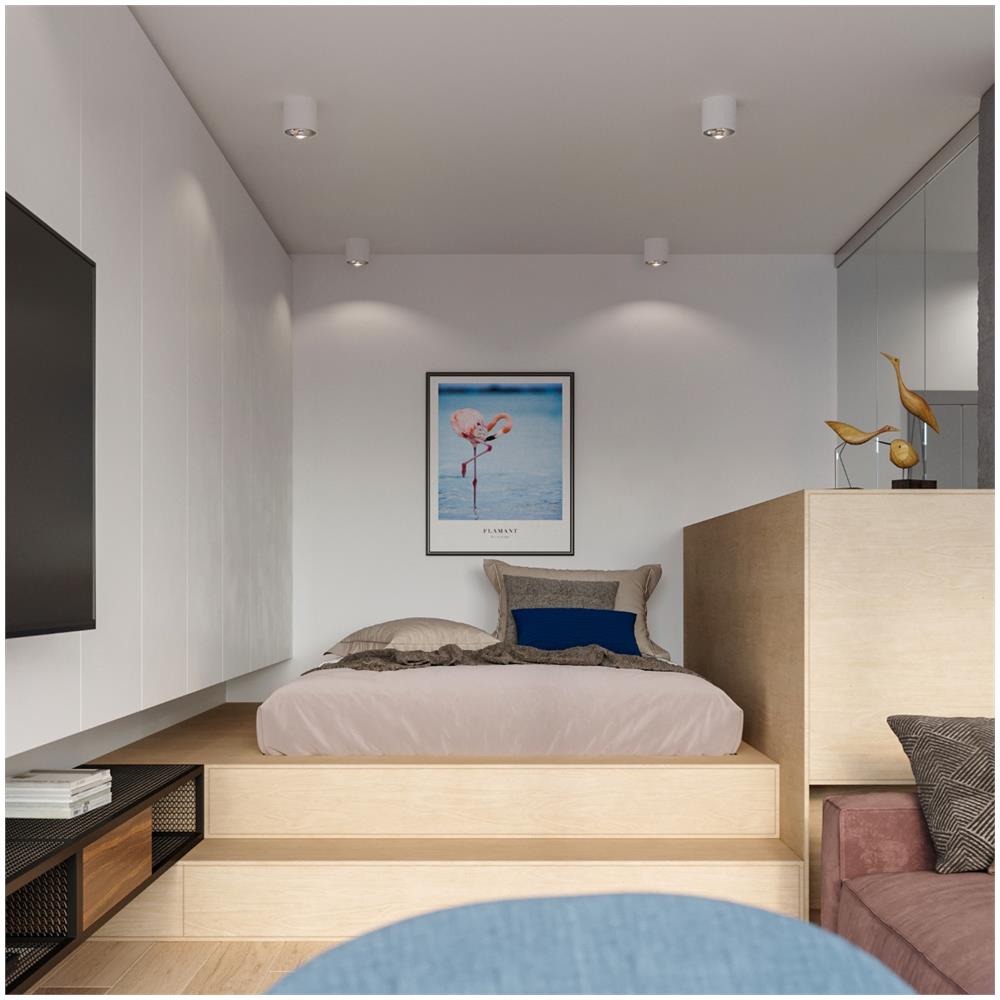 Lampada Da Soffitto Tiube Bianco Sl. 0695 - Moderno Lampade Da Soffitto Bianco 11x12x12 Cm - Foto 1