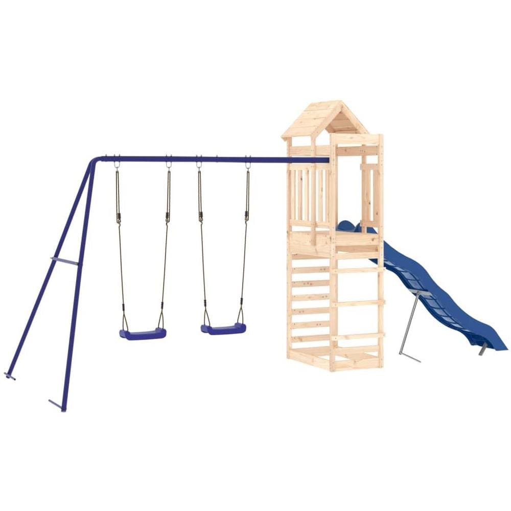 Set da Gioco da Esterno in Legno Massello di Pino - Foto 1