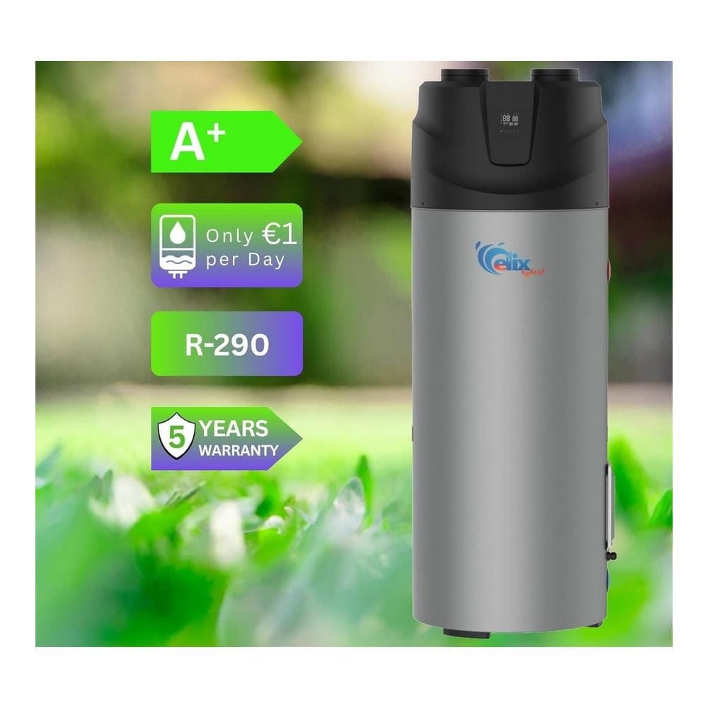 Riscaldatore dell'acqua Scaldacqua a pompa di calore 200L 200 Acqua domestica R290 Refrigerante - Foto 1