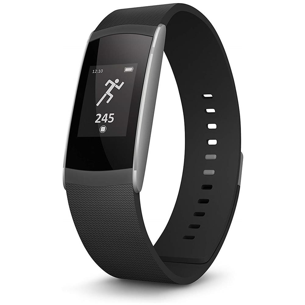 Activity Tracker WiMate Resistente all’acqua IP67 Display OLED Bluetooth per Fitness con Pedometro e Cardiofrequenzimetro Grigio Scuro - Italia - Foto 2