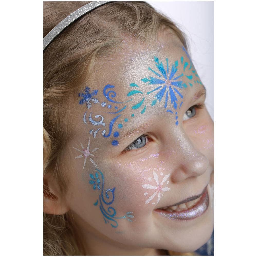 Stencil Riutilizzabile Per Trucco Regno Delle Nevi Grim Tout Taglia Unica - Foto 2