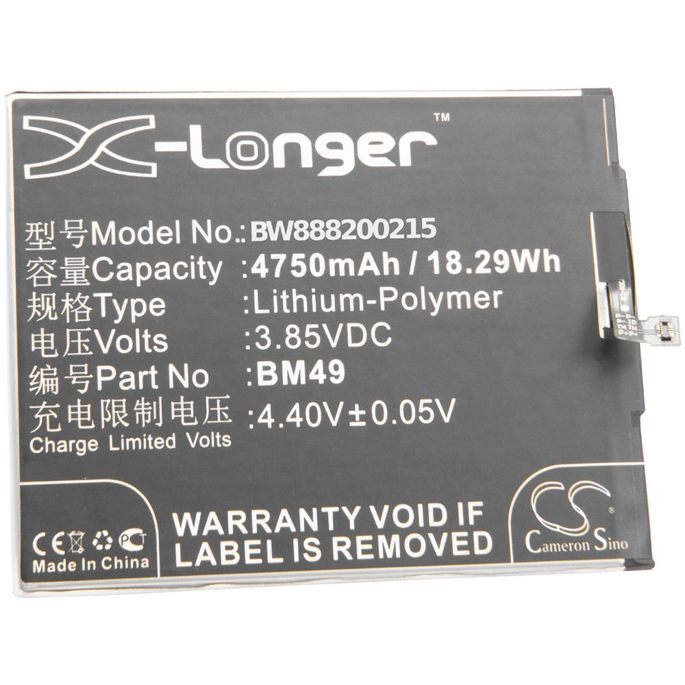 Li-poly Batteria 4750mah (3.85v) Per Cellulari E Smartphone Come Xiaomi Bm49 - Foto 1