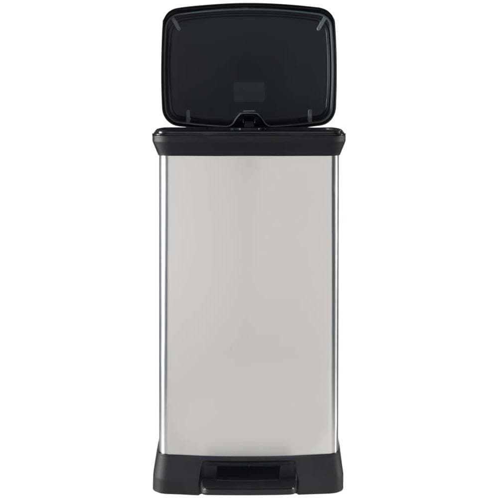 Pattumiera A Pedale Deco 50 L Argento 240643 - Foto 7