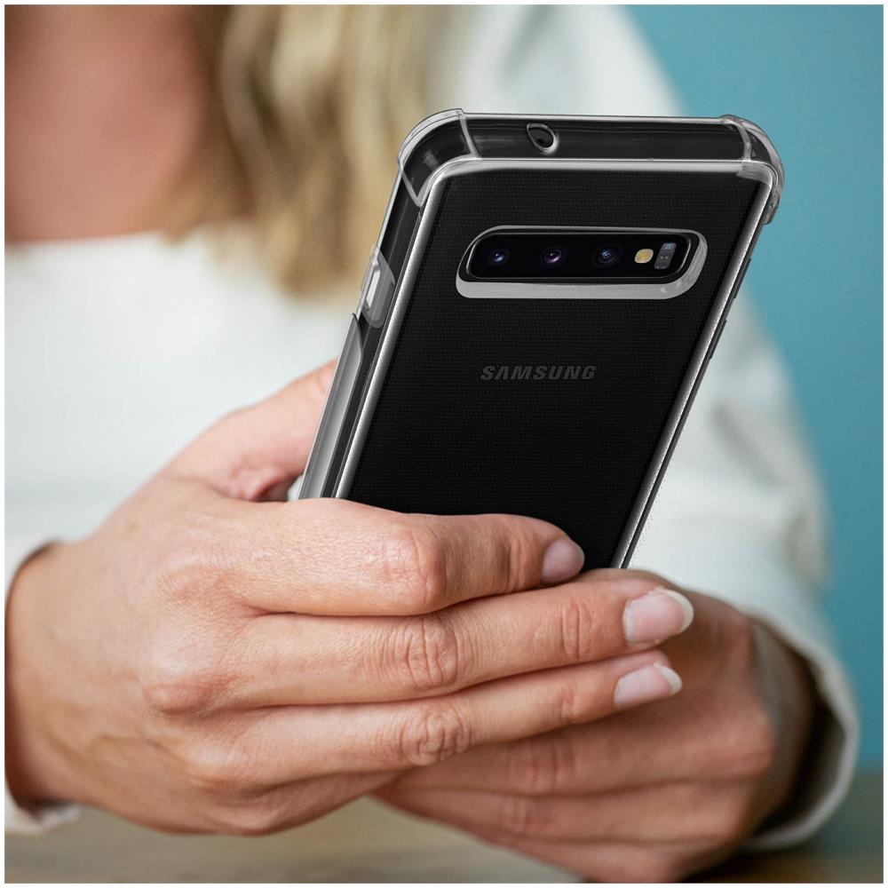 Pack Protezione Samsung Galaxy S10 Plus Cover + Vetro Temperato Trasparente - Foto 5