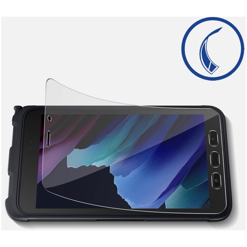 Vetro Flessibile Samsung Galaxy Tab Active 3 Pellicola 7h Trasparente 3 Mk - Foto 5