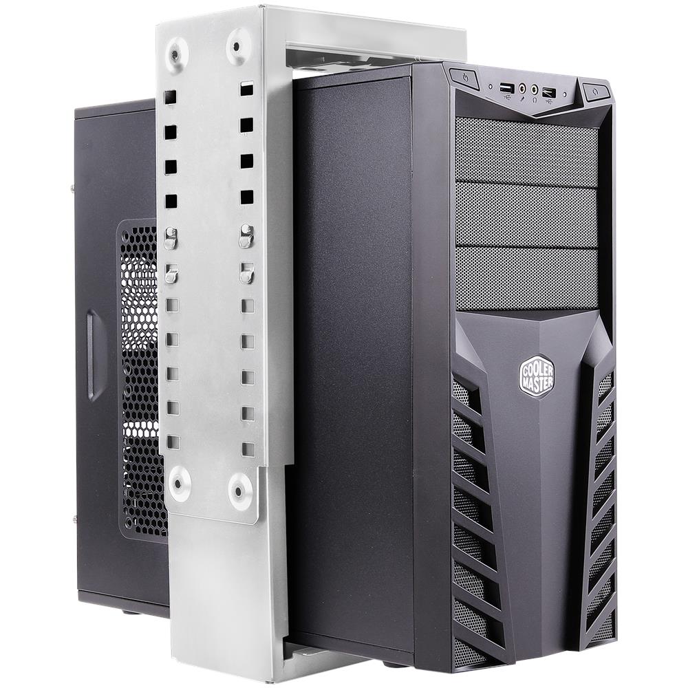 Supporto Per Computer Per Il Montaggio Sotto Un Tavolo O Su Una Parete, Argento - Foto 2