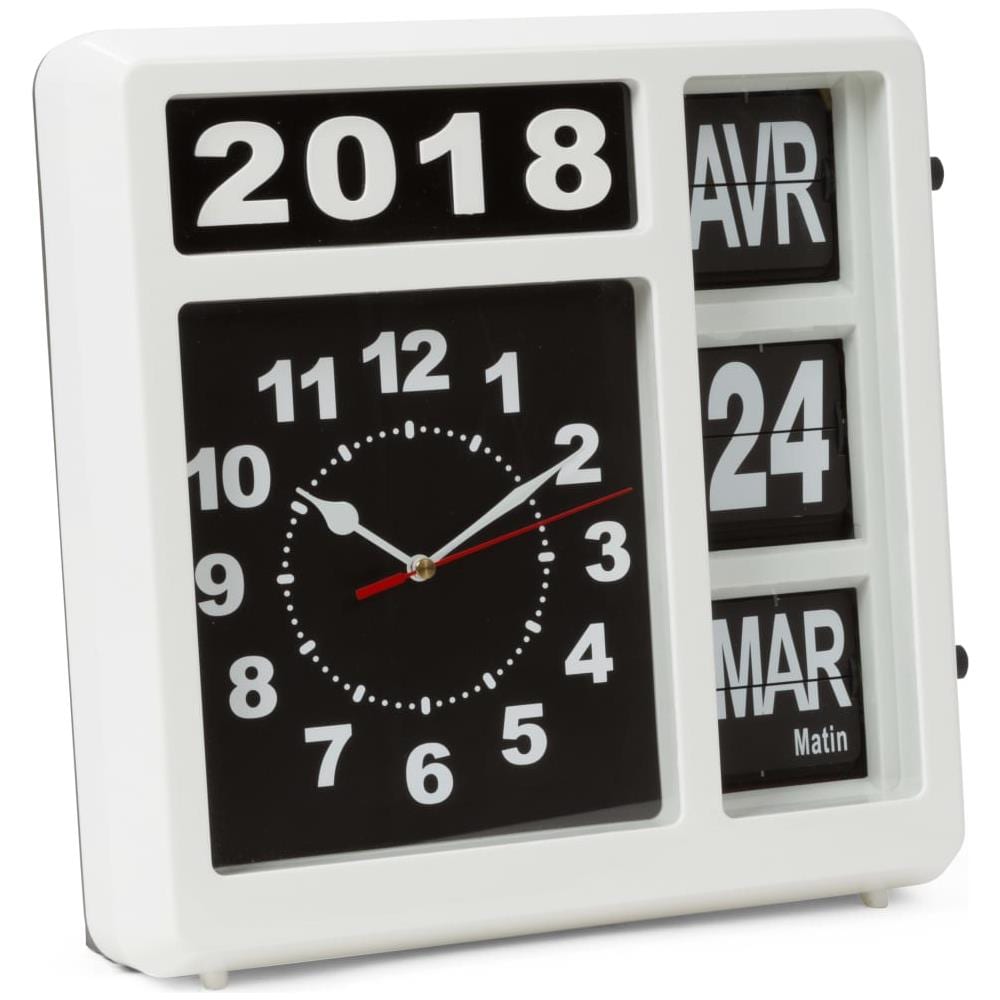 Orologio da Parete Girevole 31 x 31 cm Versione Francese - Foto 3
