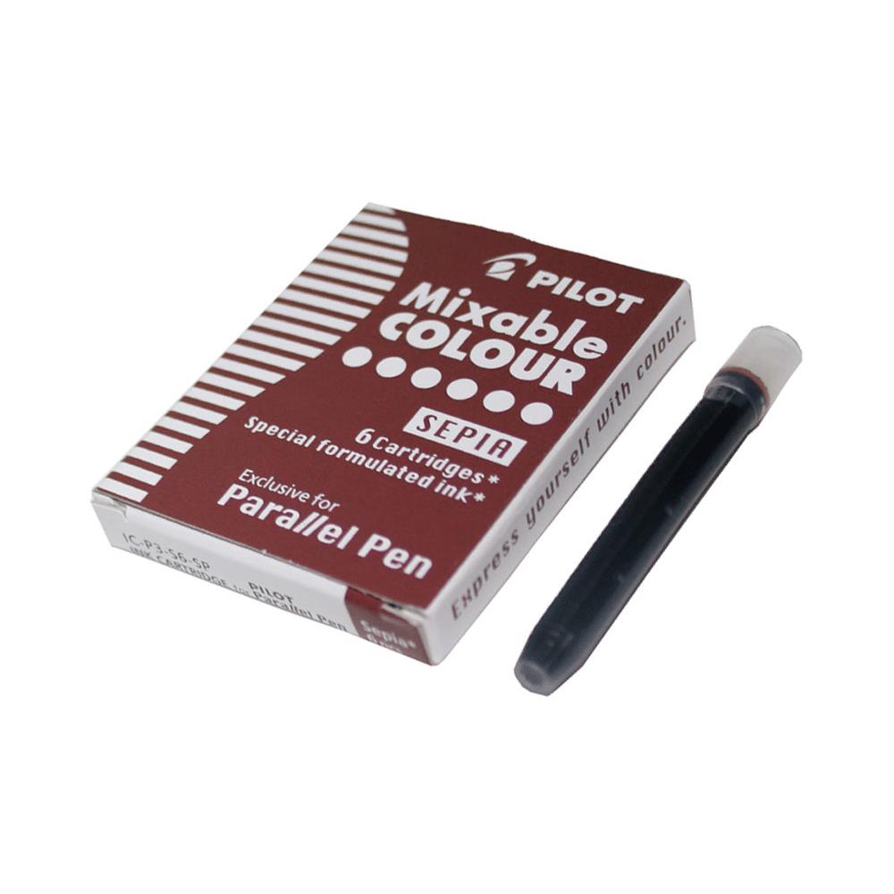 Set of 6 Cartridges for Parallel Pen, Marrone - Foto 1