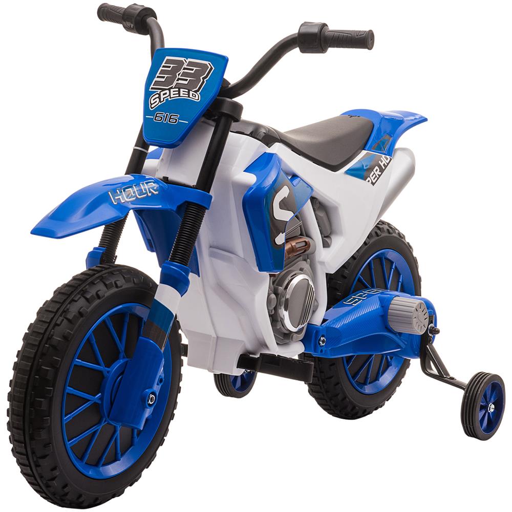 Moto Da Cross Elettrica Per Bambini Da 3-5 Anni - Blu - Foto 1
