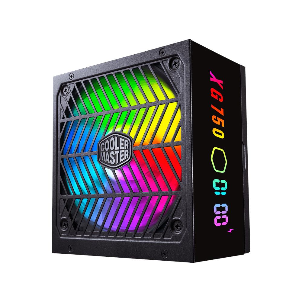 Alimentatore XG750 PLUS PLATINUM - 750W, 80 Plus Platinum, Active PFC, 135mm fan, full modular, ARGB display panel - Foto 1