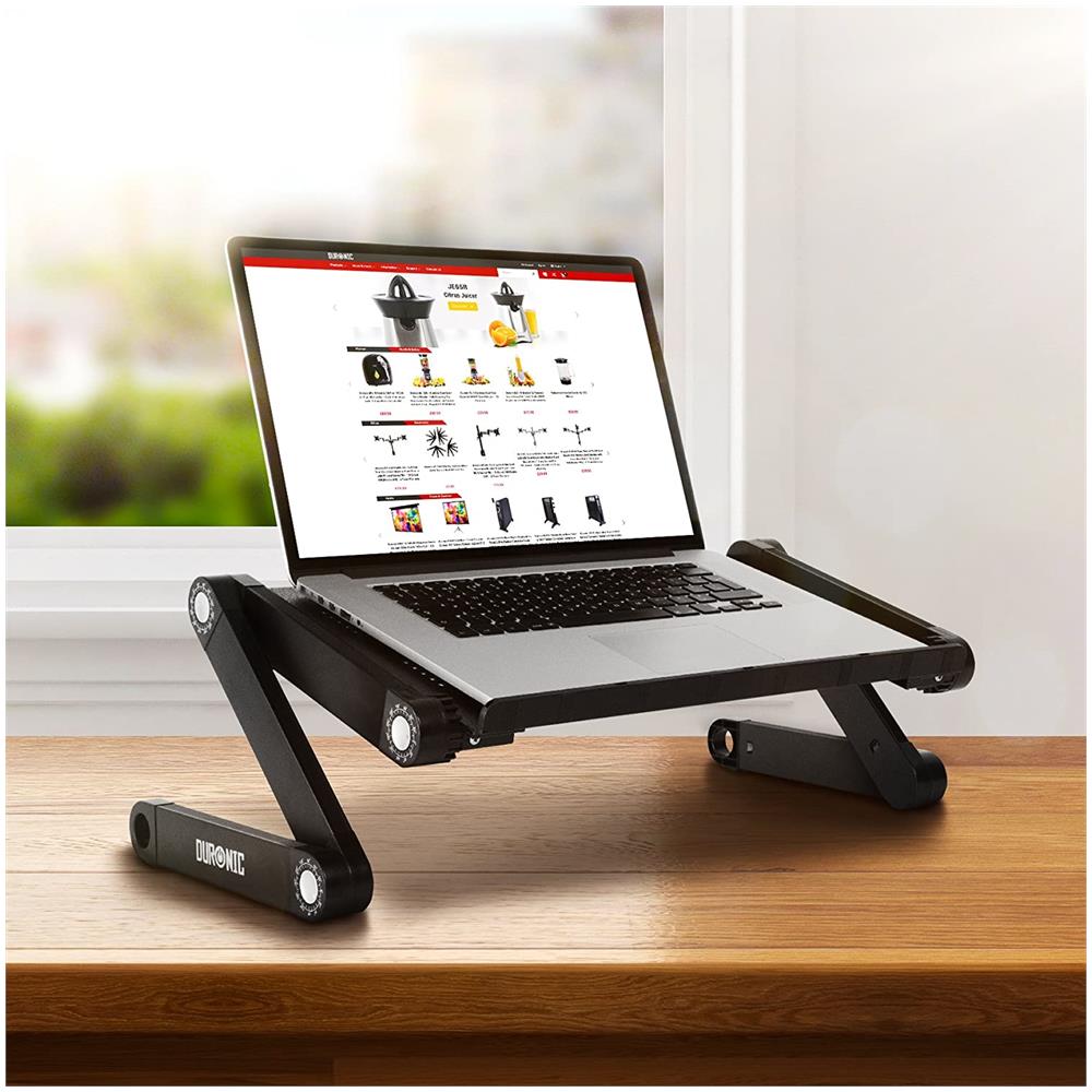 Dml121 Supporto Per Laptop Regolabile - Supporto Pieghevole - Ideale Per Computer, Tablet, Notebook, Libri, Proiettori - Utilizzabile Come Scrivania O Tavolino - Foto 6