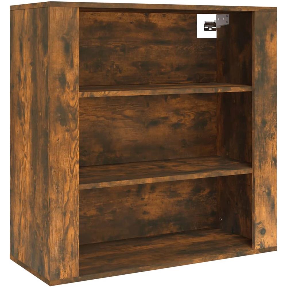 Armadietto A Muro Rovere Fumo 80x33x80 Cm In Legno Multistrato - Foto 2