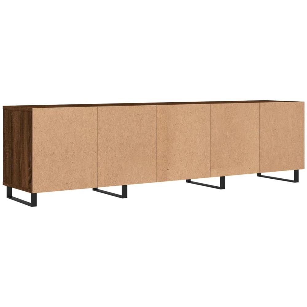 Mobile Porta Tv Rovere Marrone 150x30x44,5 Cm Legno Multistrato - Foto 8