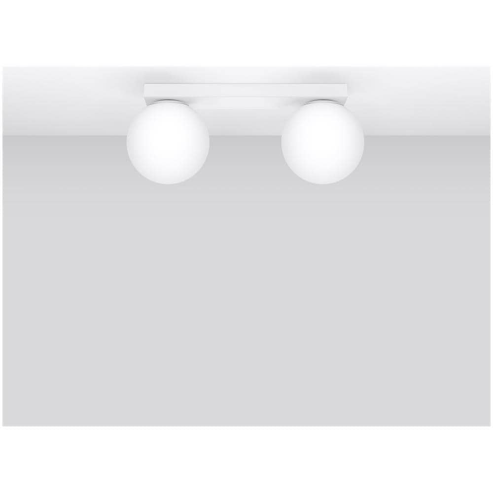 Lampada Da Soffitto Yoli 2 Bianco Sl. 1147 - Moderno Lampade Da Soffitto Bianco 14.5x34.5x12 Cm - Foto 2