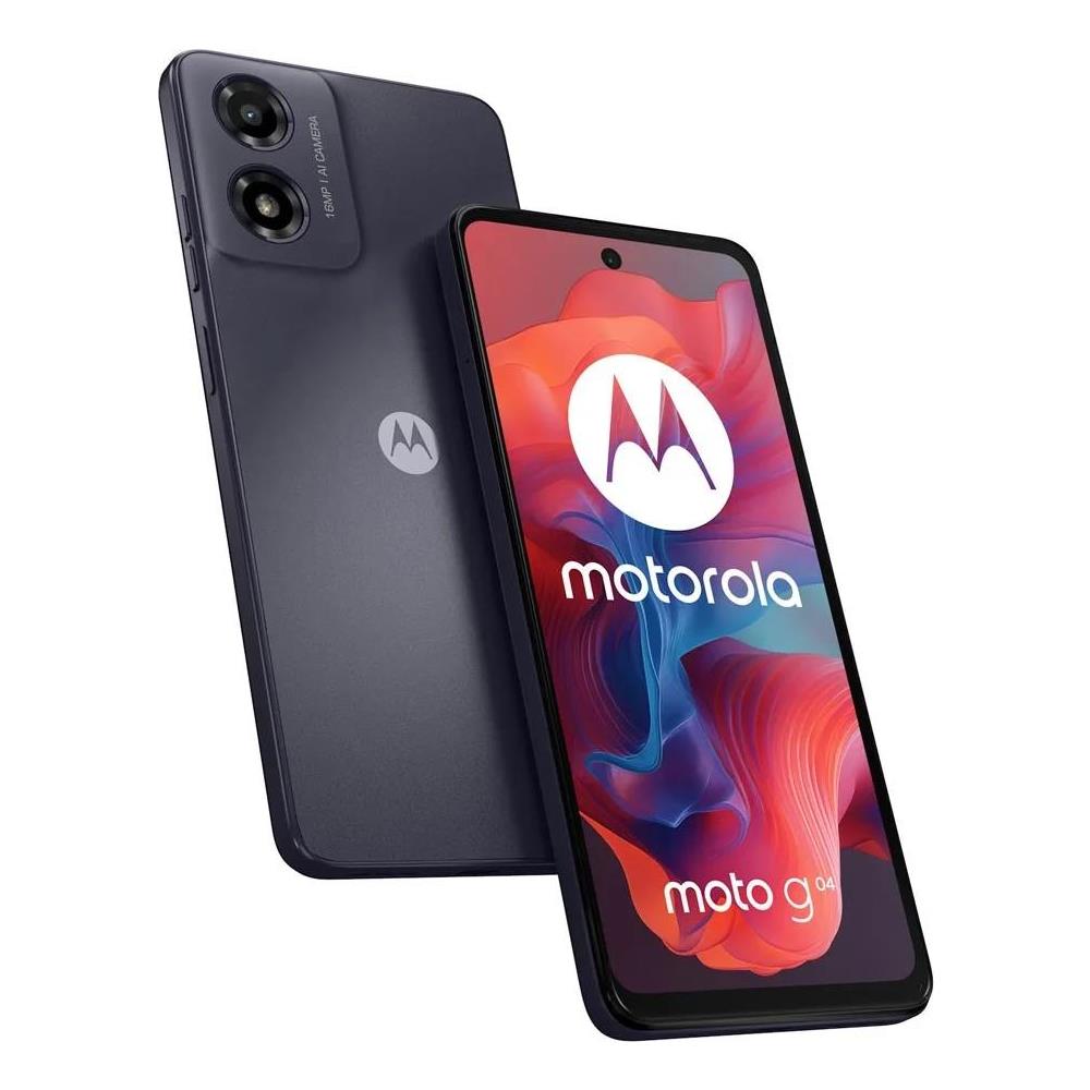 Moto G04 4G 128GB 8GB Ram Display 6.56" Doppia SIM Android USB tipo-C 5000 mAh Concord Black - Foto 1