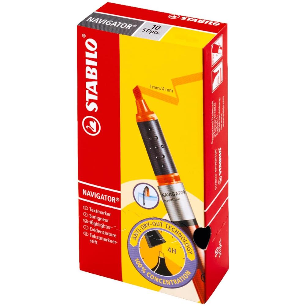 NAVIGATOR - Evidenziatore - Confezione da 10 - Arancio - Foto 10