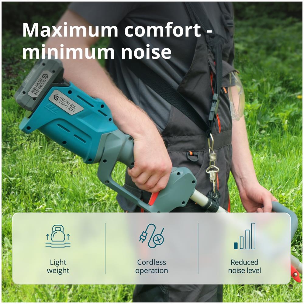 Tagliaerba A Batteria E Decespugliatore Ks Bct-20v Tensione Nominale, V 20 Capacità Della Batteria Consigliata 2 Ah, 4 Ah, 6 Ah, 8 Ah - Foto 2