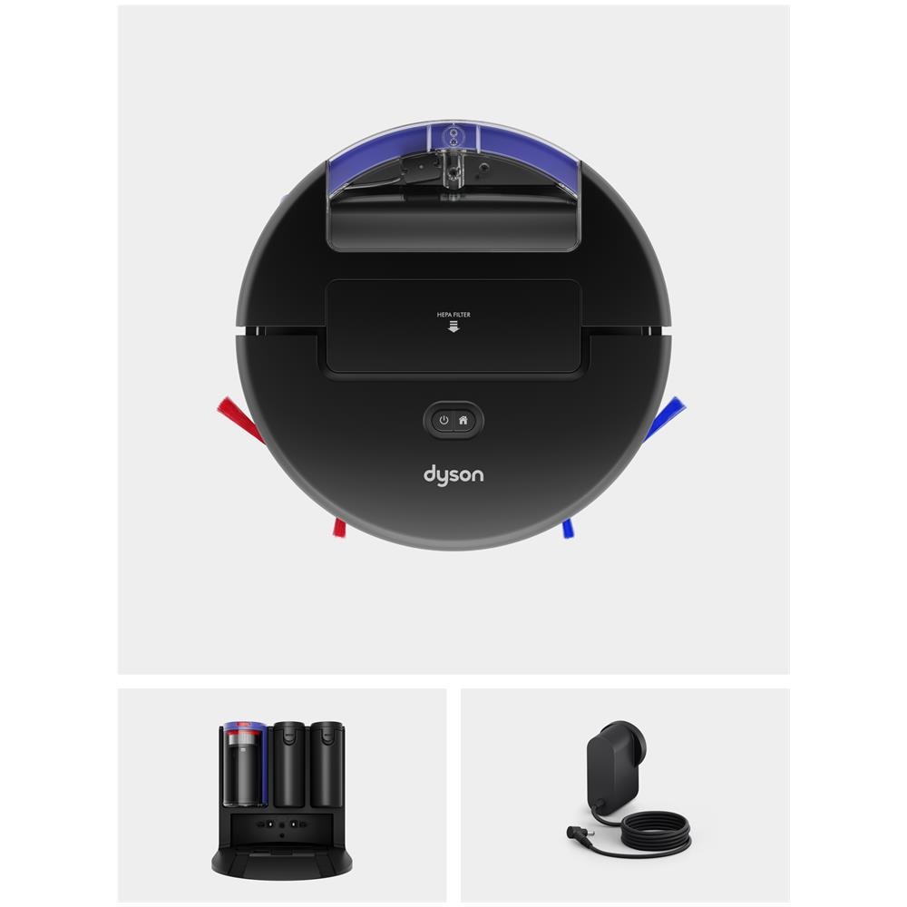 Robot Aspirapolvere e Lavapavimenti Spot+scrub Ai, Senza sacchetto, Nero, Rotondo, 0,25 L, Carica, Purification, 0.3 L - Foto 12
