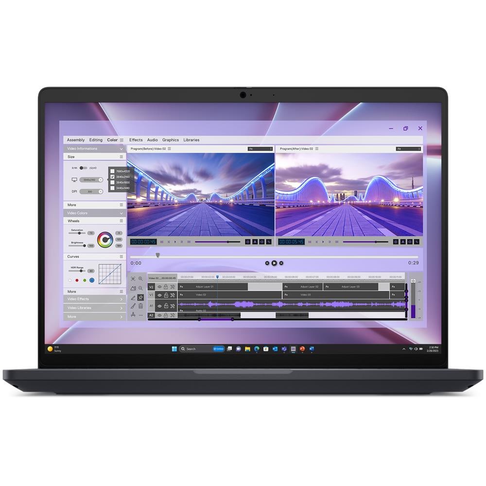 Pro Max 16 MC16250 Intel Core Ultra 7 265H Workstation mobile 40,6 cm (16") Full HD+ 32 GB DDR5-SDRAM 1 TB SSD NVIDIA RTX PRO 500 Blackwell Wi-Fi 7 (802.11be) Windows 11 Pro Nero Italiano - Foto 1