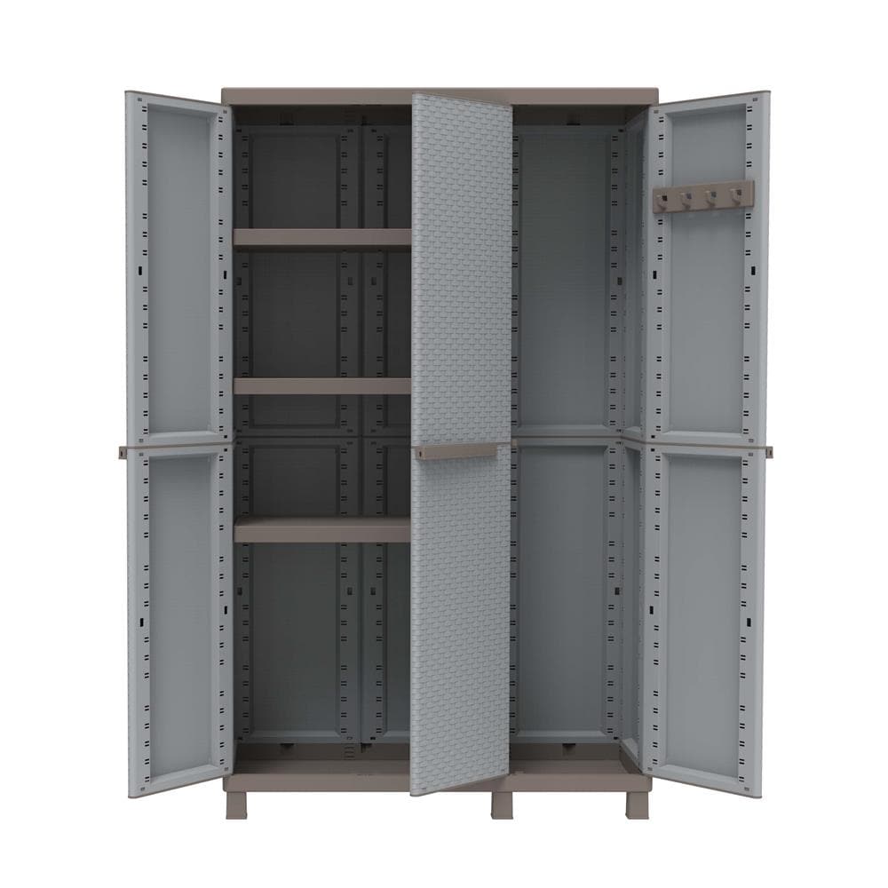 Armadio C-Rattan 102a 3 ante e 3 ripiani L102 x P39 x H170 - Foto 1