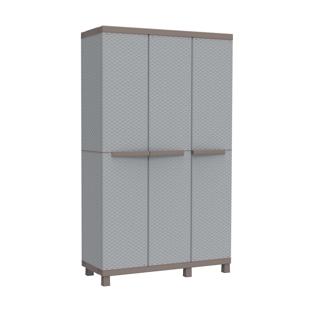 Armadio C-Rattan 102a 3 ante e 3 ripiani L102 x P39 x H170 - Foto 2