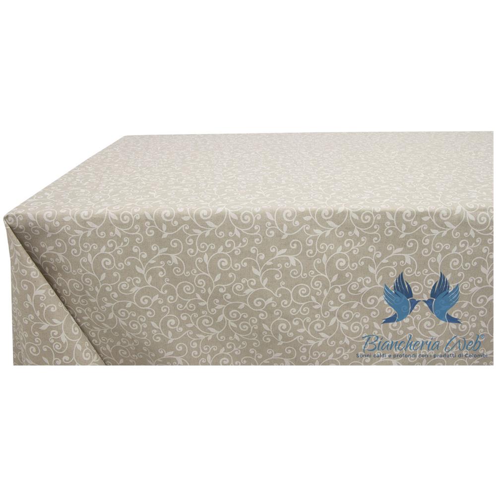 Tovaglia Miros Disegno Stefy 140x140 Bianco - Foto 1