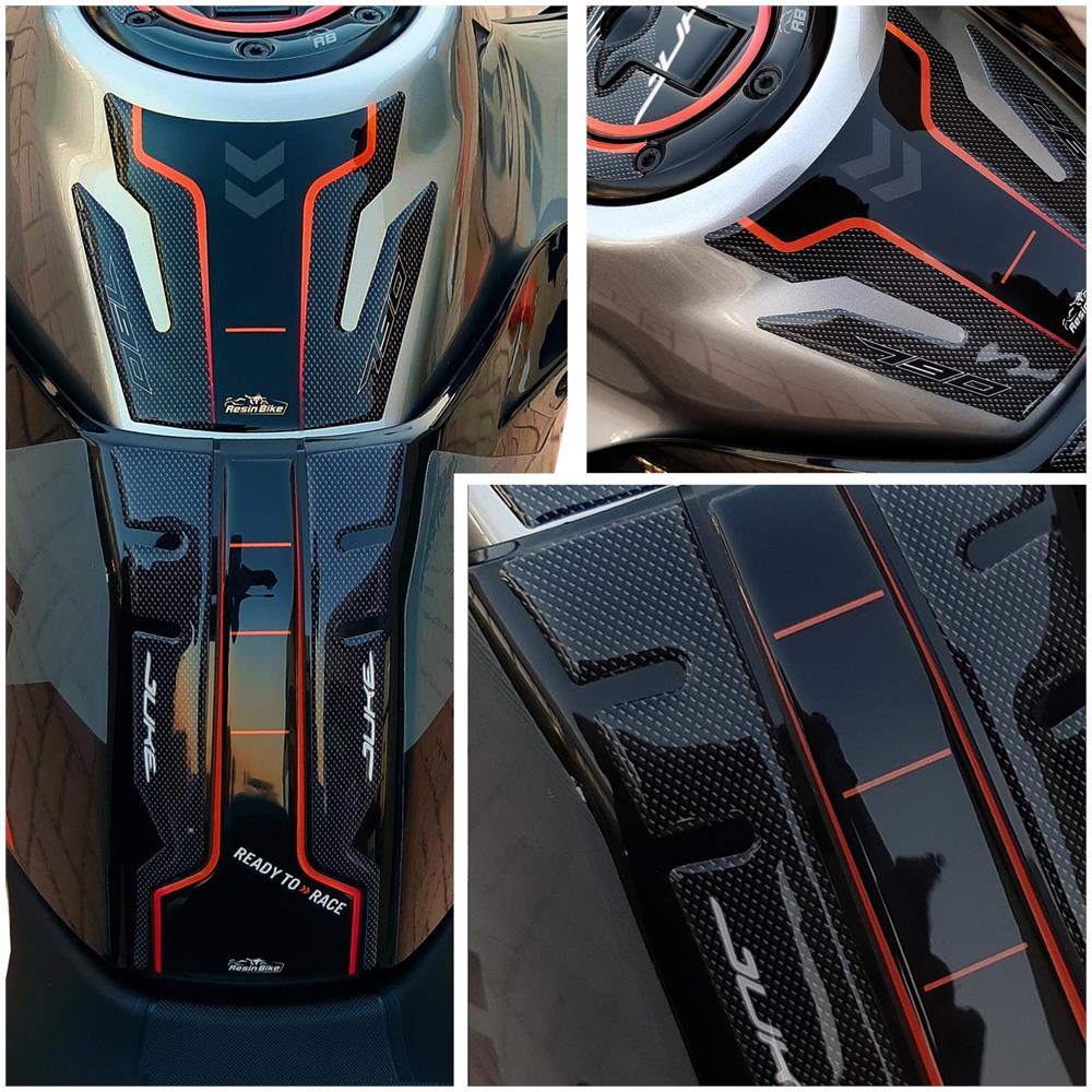 Paraserbatoio Adesivo 3d Protezione Compatibile Con Ktm 790 Duke 2019 - Foto 2