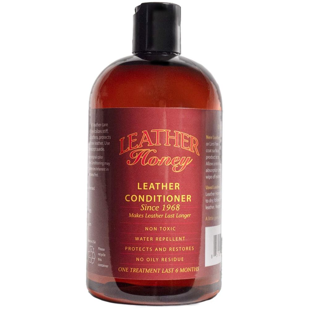 Pelle Miele Leather Conditioner Il Condizionatore In Pelle Miglior Dal 1968 16 Oz Bottiglia. Per Luso Su Leather Apparel Mobili Auto Interiors Scarpe Borse E Accessori. Made In Usa - Foto 1