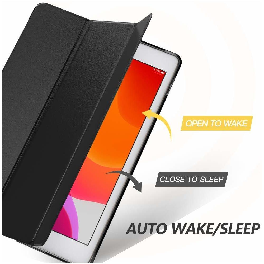 Custodia Smart Cover Per Ipad Da 10 2 / 10 5 Pollici - Nera - Foto 2