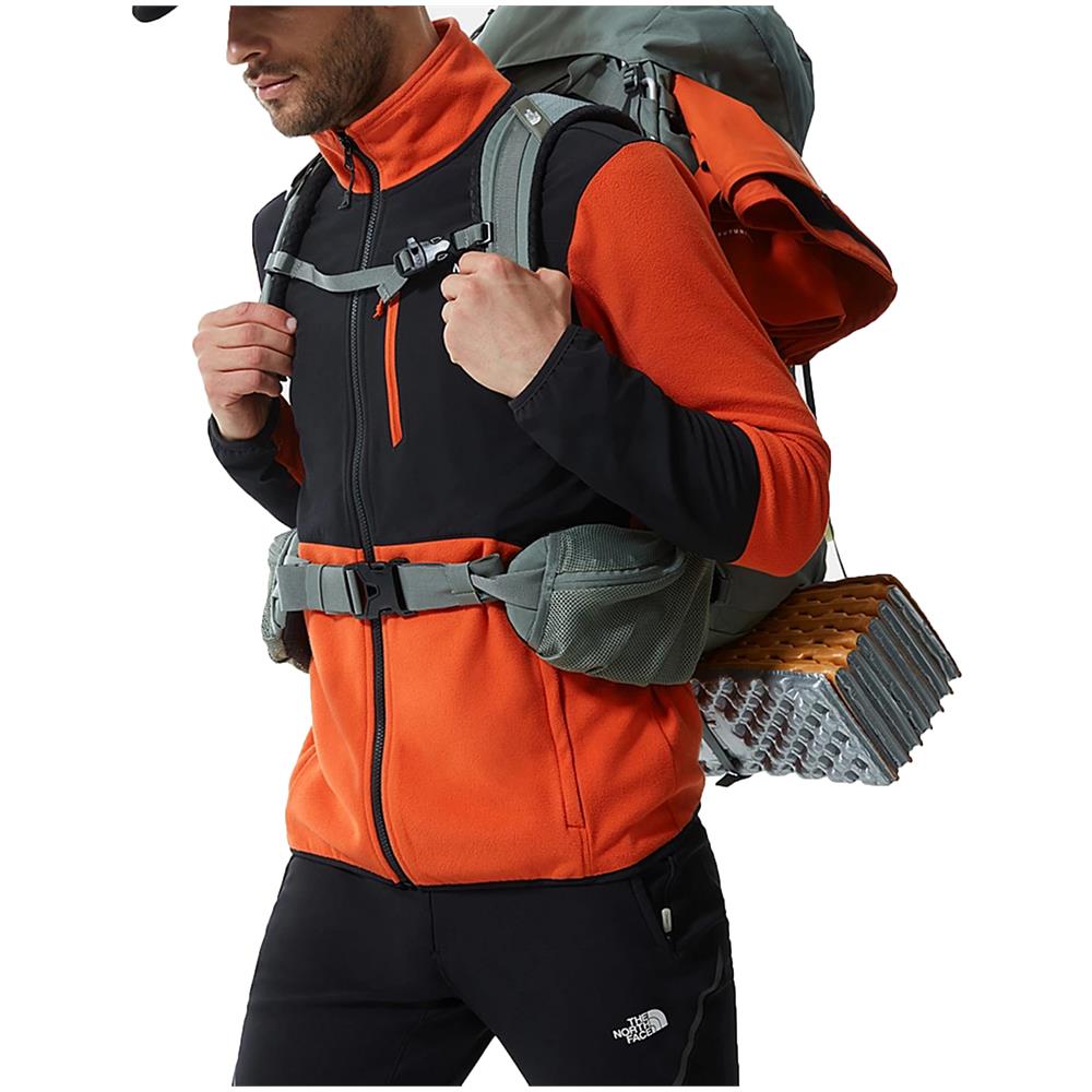 Pile Da Uomo Con Cerniera A Tutta Lunghezza Glacier Pro Arancione Taglia S Codice 5ihs-t97 - Foto 6
