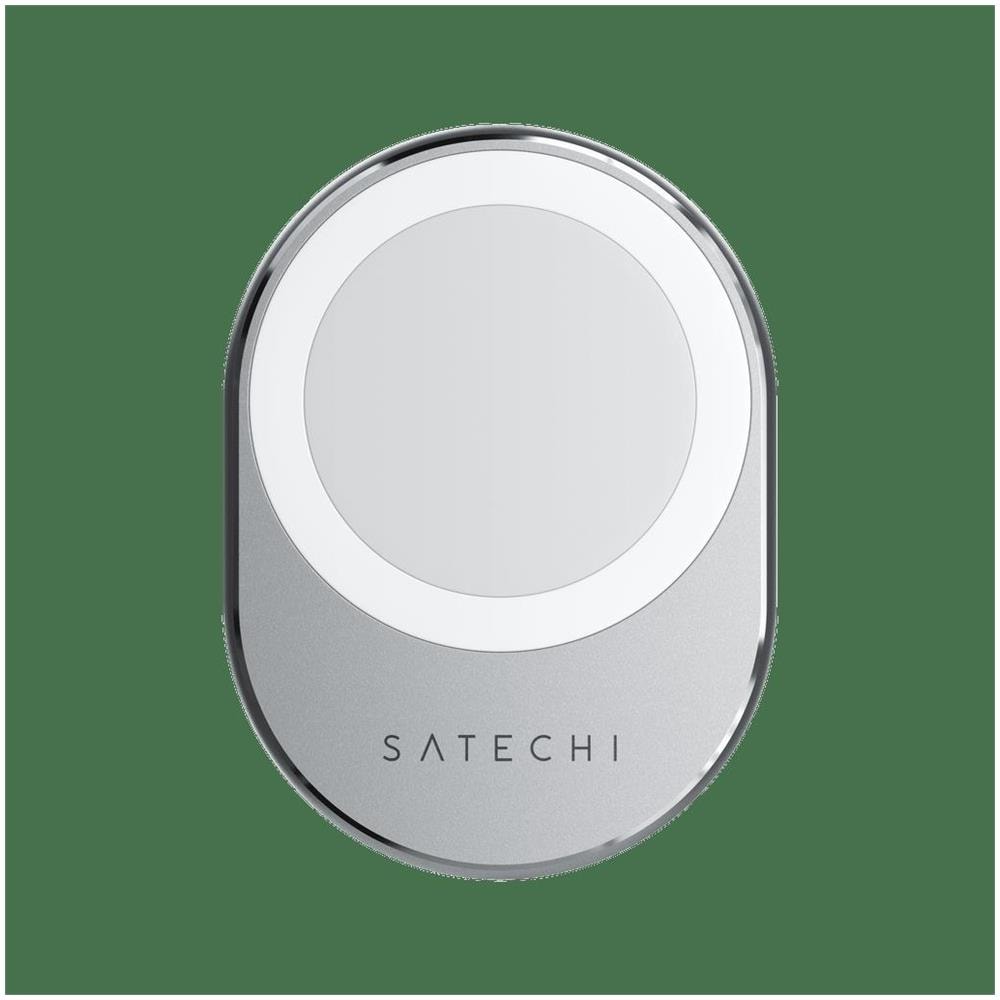 Caricabatteria Magnetico Wireless da Auto (Ricarica Wireless Qi) Supporto per Bocchetta dell'Aria da 7,5 W - Compatibile con iPhone e Altri Colore Grigio - Foto 1