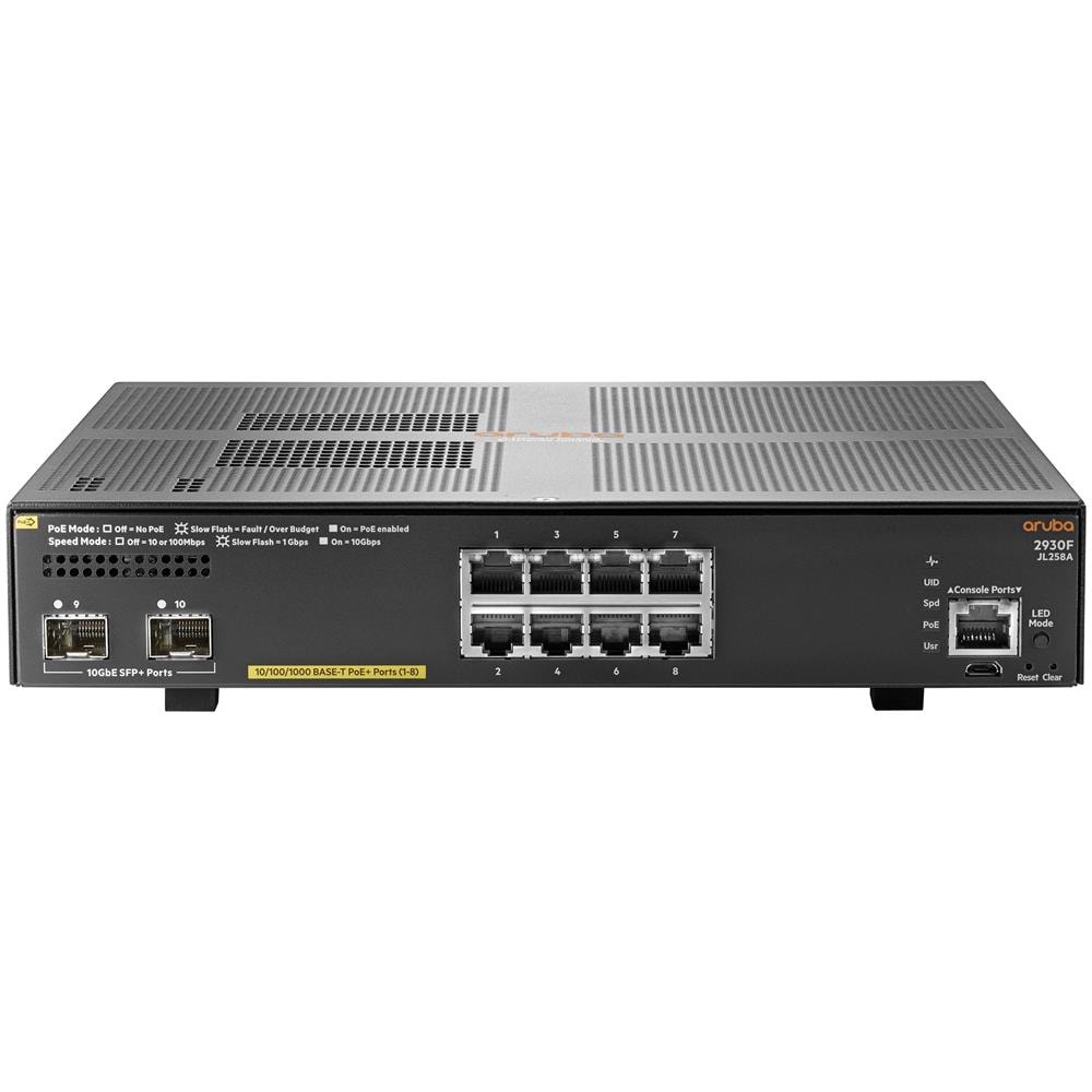 Hewlett Packard Enterprise Aruba 2930F 8G PoE+ 2SFP+ - Foto 1