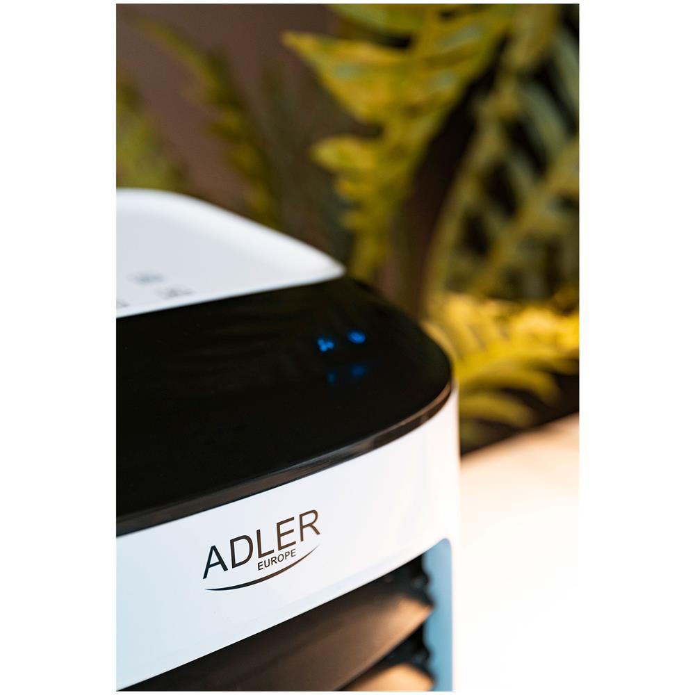 AD 7922 Raffrescatore d'Aria Purificatore Umidificatore 65 W Capacità Serbatoio 6 L con Telecomando - Bianco - Foto 9