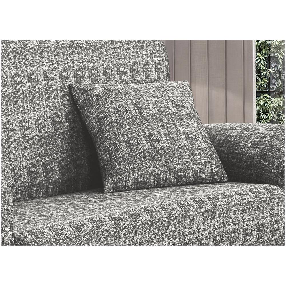 Copridivano Antimacchia Elasticizzato Divano Penisola Angolare Componibile Fantasy 1+1 Grigio - Foto 2