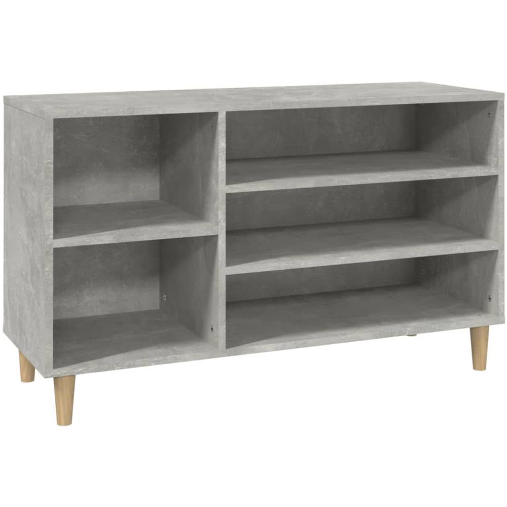 Scarpiera Grigio Cemento 102x36x60 Cm In Legno Multistrato - Foto 2