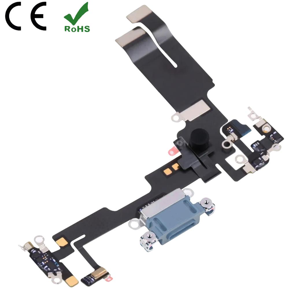 Connettore Di Ricarica Compatibile Per Iphone 14, Lightning + Microfono Azzurro - Foto 5