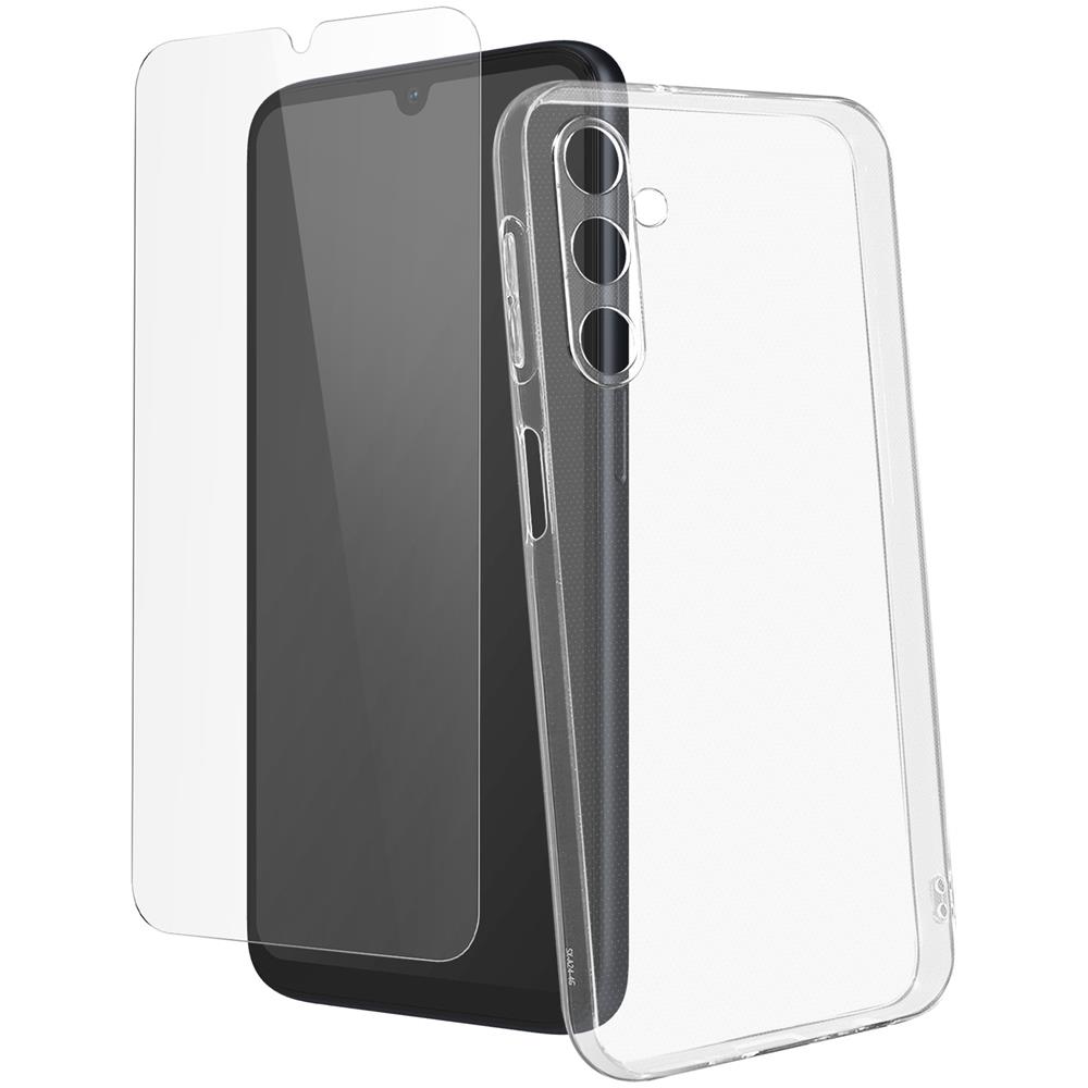 Protezione Completa Per Samsung Galaxy A25 Cover + Vetro Temperato 9h 4smarts - Foto 1
