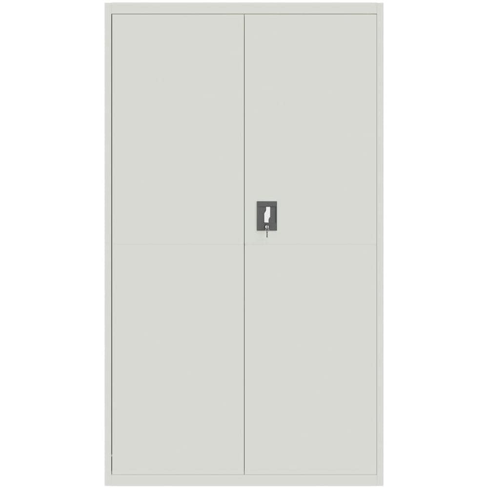 Armadio Classificatore Grigio Chiaro 105x40x180 Cm In Acciaio - Foto 1