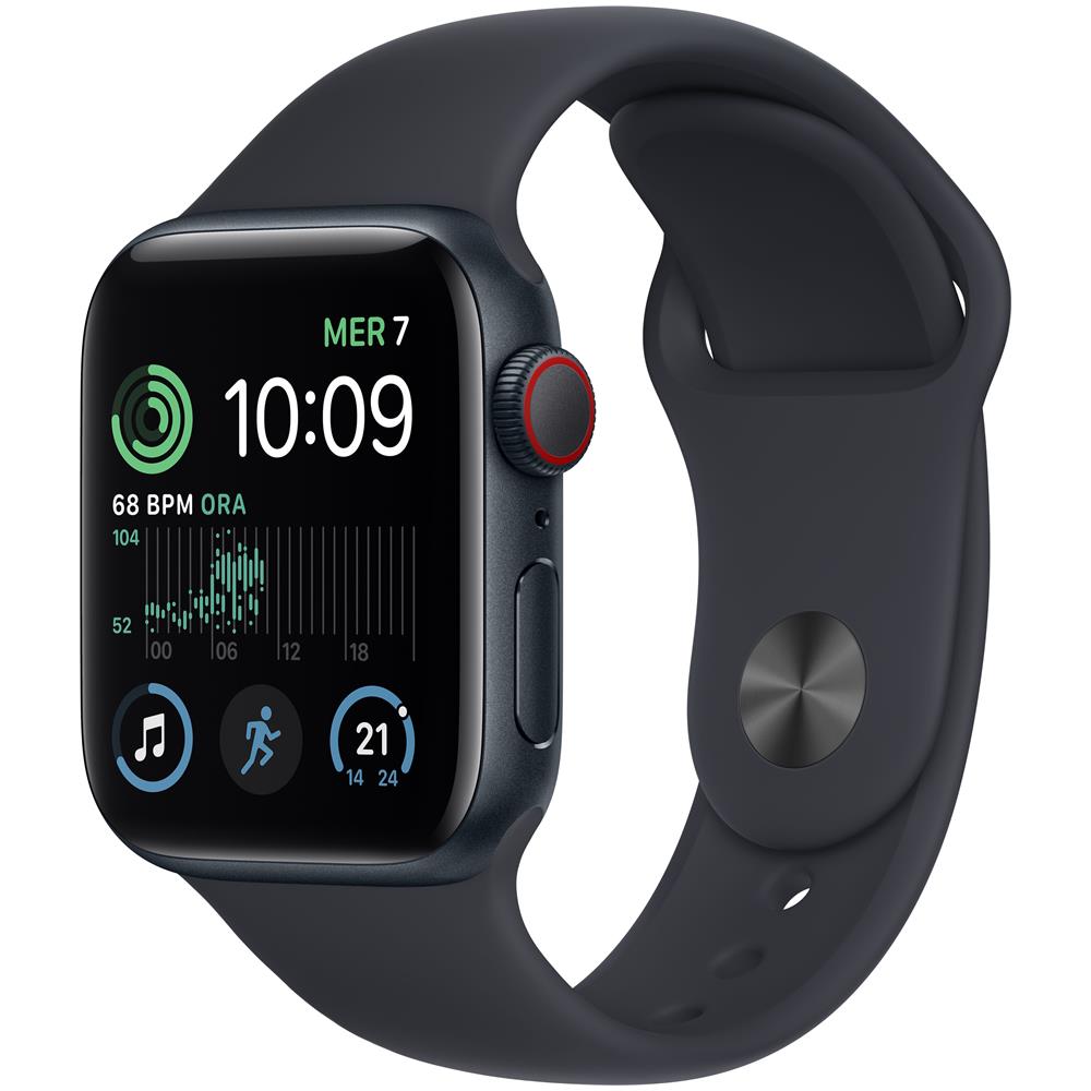Watch SE OLED 40 mm Digitale 324 x 394 Pixel Touch screen 4G Nero Wi-Fi GPS (satellitare) - Foto 1