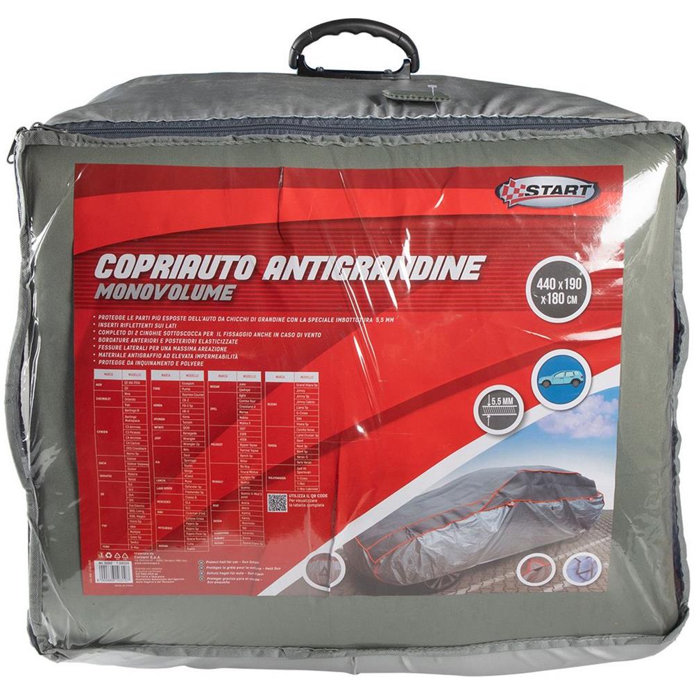 Copriauto Antigrandine Per Monovolumi Misure 440x190x180cm - Foto 3