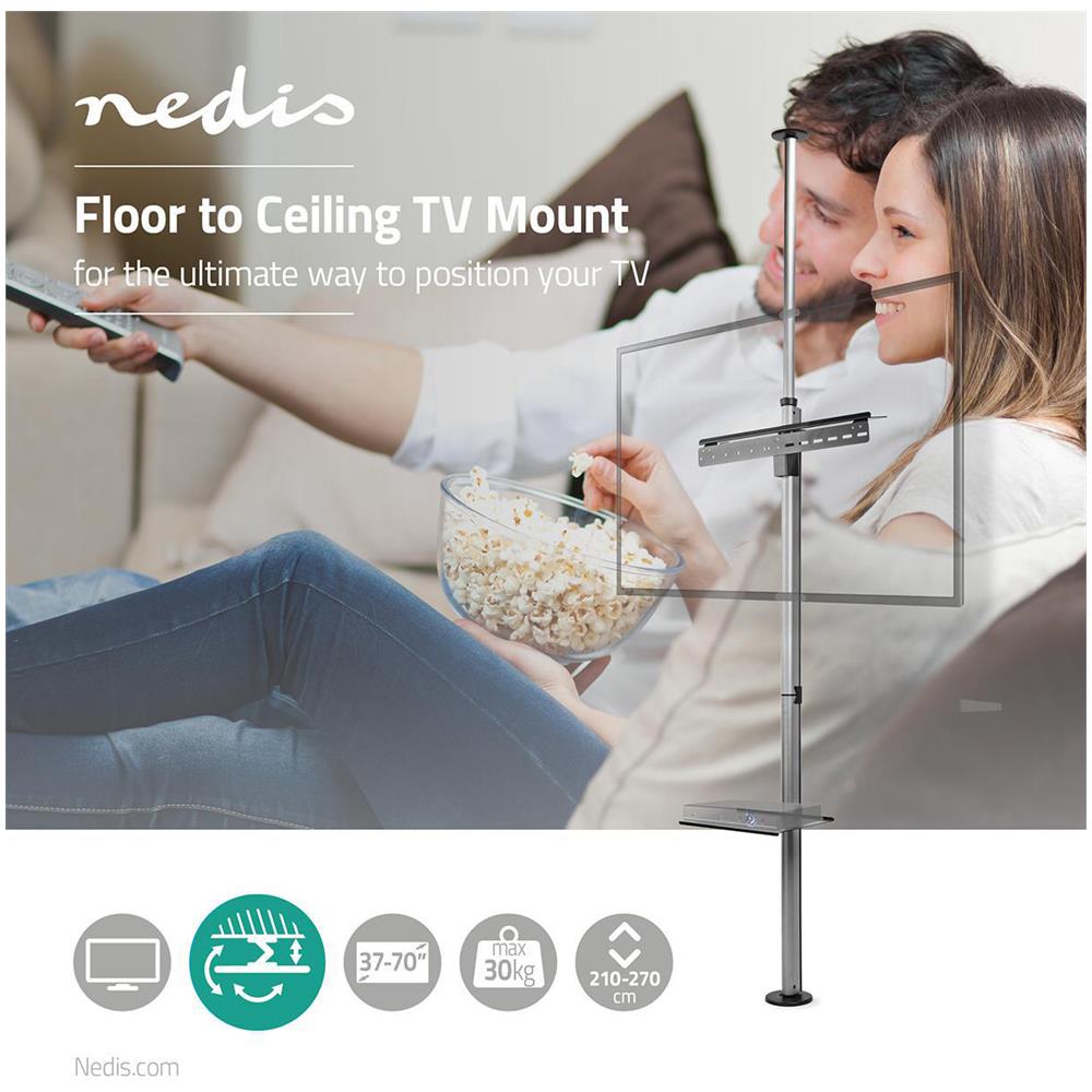 TVSM5750BK Supporto TV a parete 177,8 cm (70") Nero, Argento - Foto 2