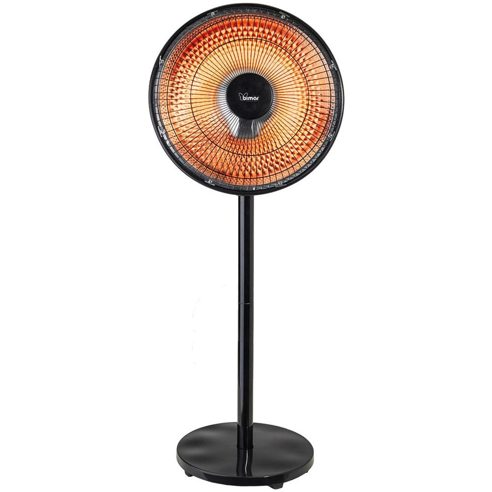 Sole Mio Interno Nero 1000 W Riscaldatore ambiente elettrico con ventilatore - Foto 1