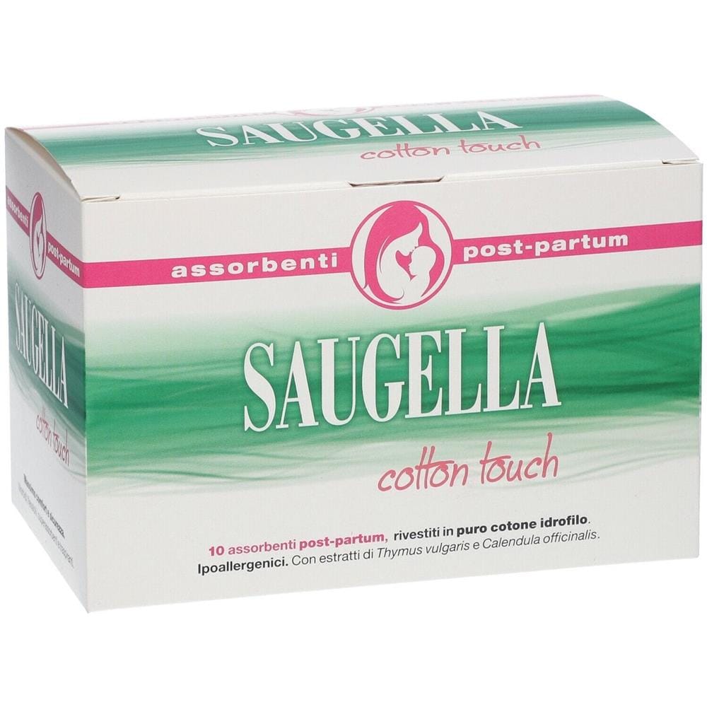 Saugella Cotton Touch Assorbenti Postpartum 10 Pezzi - Foto 2